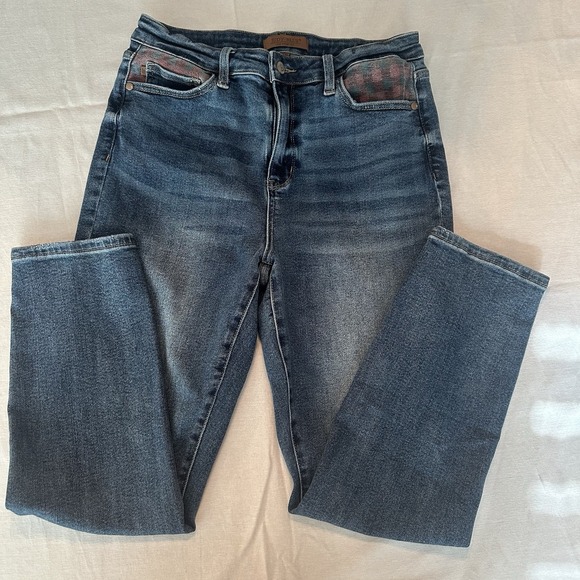 Judy Blue Denim - Judy Blue Jeans Womens 13 31 Blue Skinny Fit Stretch Denim Medium Wash‎ Casual